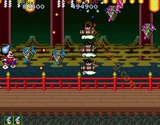 une photo d'Ã©cran de Pistol Daimyo No Bouken sur Arcade